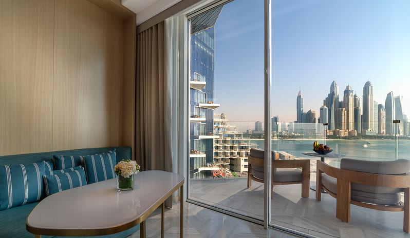FIVE Palm Jumeirah Dubai-Luxe Sea View living room_12597